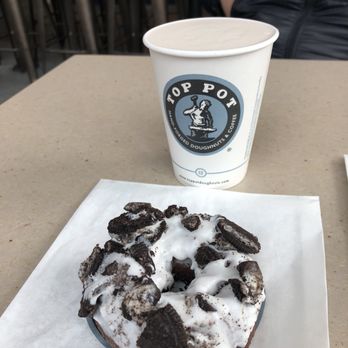 Top Pot Doughnuts - Cookies and cream donut - Donuts Near Me - Seattle, Washington