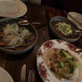 The Mackenzie Room - Hello Clarice, salmon escabeche (I forget the name), and Life's a biche - Canadian (New) Near Me - Vancouver, British Columbia