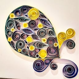 Made this at a free art class hosted by paradigm! It will be for sale at their community at show next year!