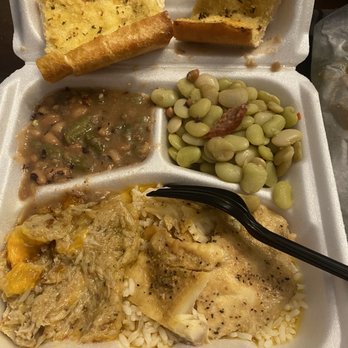 Uncle Mick's Cajun Cafe - Crabmeat Au Gratin, tilapia with lemon butter sauce, black eyed peas & Lima beans with garlic bread. - Cajun/Creole Near Me - Prattville, Alabama Uncle Mick's Cajun Cafe - Crabmeat Au Gratin, tilapia with lemon butter sauce, black eyed peas & Lima beans with garlic bread. - Cajun/Creole Near Me - Prattville, Alabama