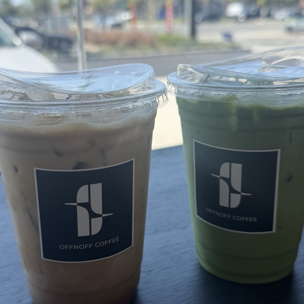 OFFNOFF COFFEE - Honey oat latte & jasmine matcha - Coffee & Tea Near Me - La Palma, California OFFNOFF COFFEE - Honey oat latte & jasmine matcha - Coffee & Tea Near Me - La Palma, California
