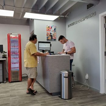 H Power Computing - Helping client check out. - Computers Near Me - Honolulu, Hawaii H Power Computing - Helping client check out. - Computers Near Me - Honolulu, Hawaii