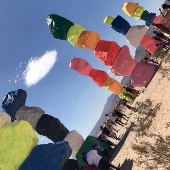 Seven Magic Mountains - A mirage in the desert - Public Art Near Me - Las Vegas, Nevada Seven Magic Mountains - A mirage in the desert - Public Art Near Me - Las Vegas, Nevada