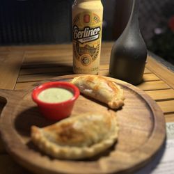 The Tea Kettle Cafe - Beef Empanadas...the sauce was everything!!