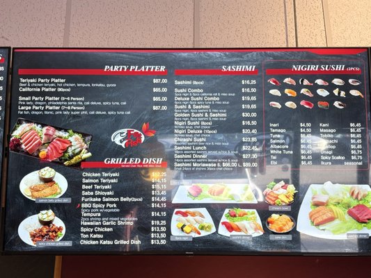 Menu photo 2 Fat Fish Sushi Pleasanton, CA Menu photo 2 Fat Fish Sushi Pleasanton, CA