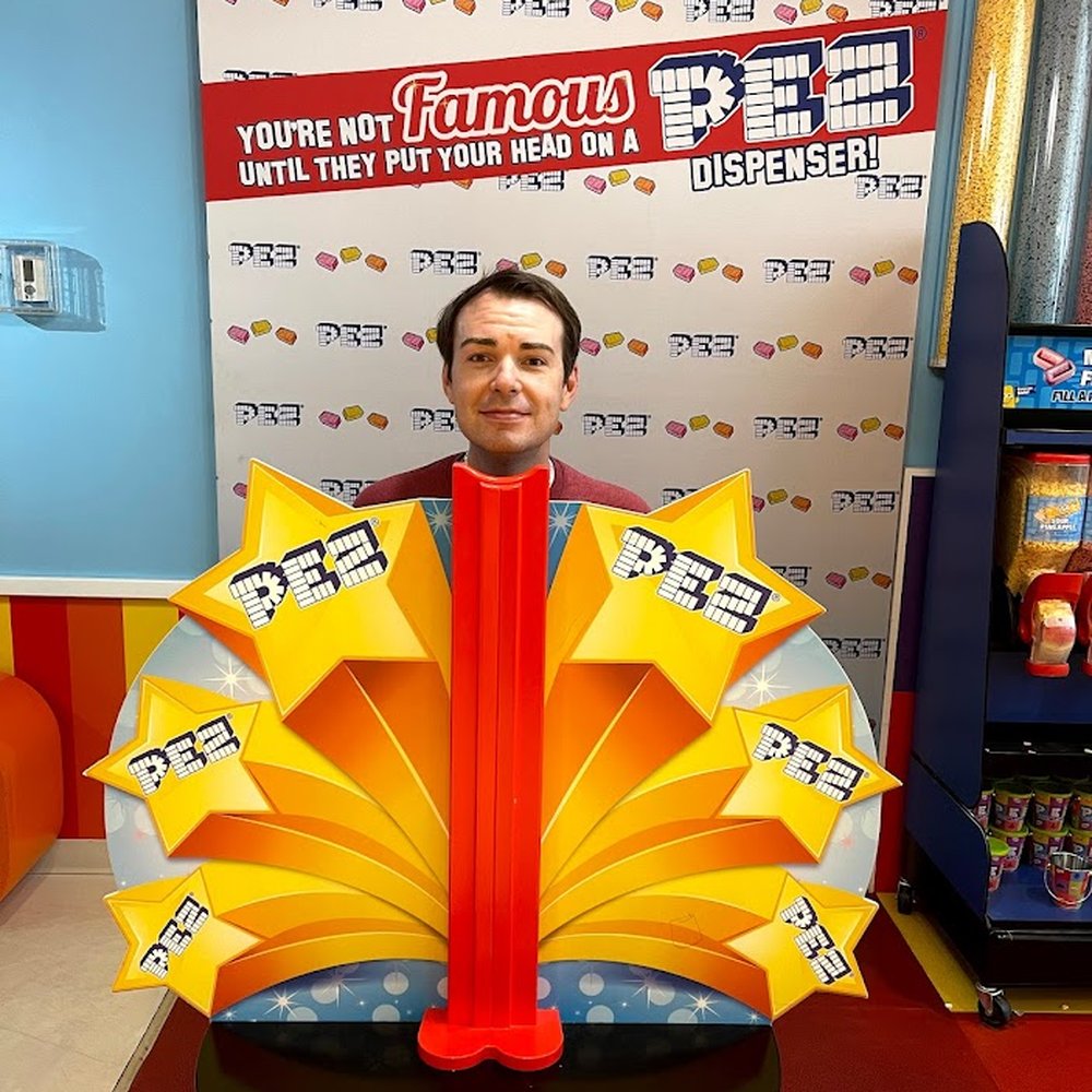 PEZ Visitor Center - Call and Response as your own Pez dispenser! - Candy Stores Near Me - Orange, Connecticut PEZ Visitor Center - Call and Response as your own Pez dispenser! - Candy Stores Near Me - Orange, Connecticut