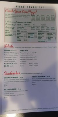 Menu photo 3 Round Table Pizza Marina, CA