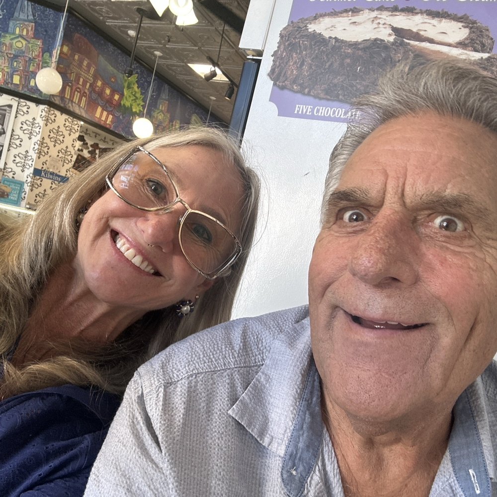Margaret & Dale enjoy an ice cream at Kilwins! Margaret & Dale enjoy an ice cream at Kilwins!