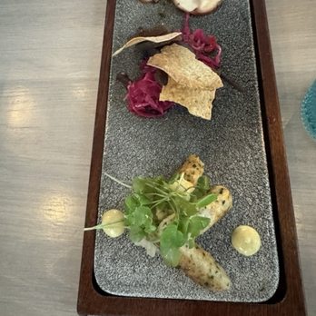 Narcoossee's - I have no idea what this was, but it was delicious - New American Near Me - Lake Buena Vista, Florida