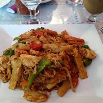 Thai Star Restaurant - Pad Kee Mou with Chicken - Thai Near Me - Providence, Rhode Island