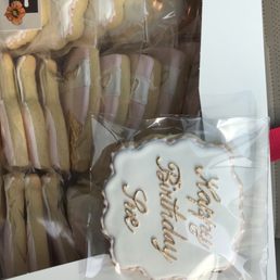 a box of decorated cookies a box of decorated cookies