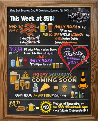 Menu photo 5 Slate Belt Brewing Bangor, PA