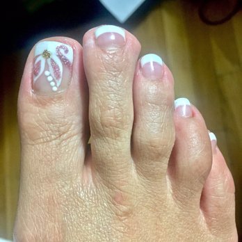 Exotic Nails - And thank you to Tina for doing my gel pedicure too and making the same design to match my manicure! - Nail Salons Near Me - West Covina, California Exotic Nails - And thank you to Tina for doing my gel pedicure too and making the same design to match my manicure! - Nail Salons Near Me - West Covina, California