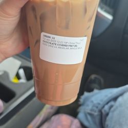 J'aime Le Cafe - Chocolate covered pretzel iced coffee