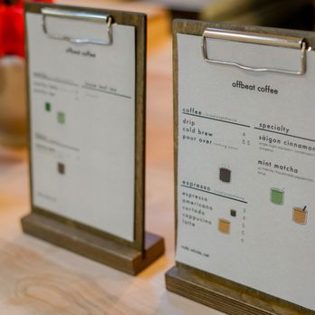 Offbeat Coffee - Menu - Coffee & Tea Near Me - Sacramento, California