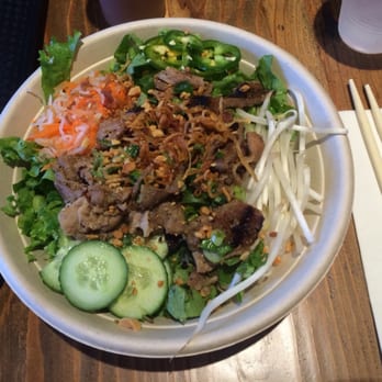 Vn Grill - Rice noodle, pork, and all veggies - Vietnamese Near Me - San Jose, California
