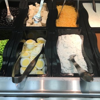 Scripps Green Cafeteria - Salad Bar toppings - Cafeteria Near Me - La Jolla, California