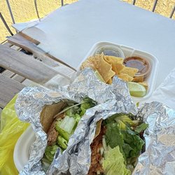Benny's Tacos & Rotisserie Chicken - Carnita and Al Pastor tacos