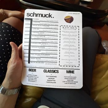 Schmuck - Menu - Cocktail Bars Near Me - New York, New York Schmuck - Menu - Cocktail Bars Near Me - New York, New York