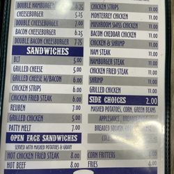 Corner Booth - Menu