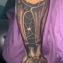 Born Lucky Tattoo Studio - Forearm bone structure looking real deal over here