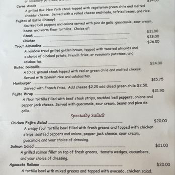 Rancho De Chimayo Restaurante - Menu - New Mexican Cuisine Near Me - Chimayo, New Mexico