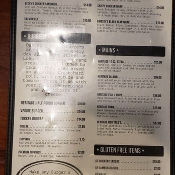 Olde Heritage Tavern - Menu - Sports Bars Near Me - Lenox, Massachusetts