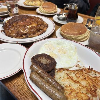 The Original Pancake House - Sausage platter - Breakfast & Brunch Near Me - St. Louis, Missouri The Original Pancake House - Sausage platter - Breakfast & Brunch Near Me - St. Louis, Missouri