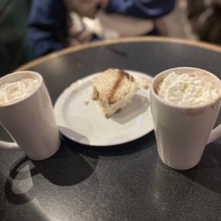 Caffe La Scala - Two hot chocolates and a tiramisu