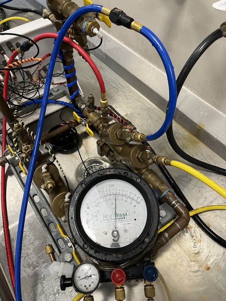 Slide of Brenneman’s Backflow Testing