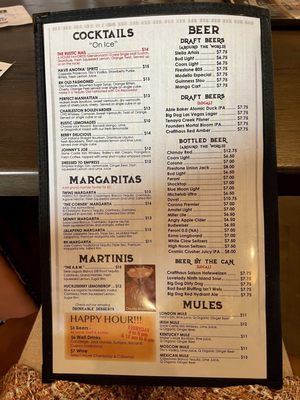 Menu photo 7 Rustic House Las Vegas, NV
