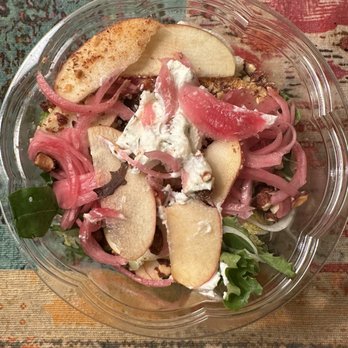 Mendocino Farms - The Seasonal GOAT with Pink Lady Apples - Sandwiches Near Me - Campbell, California Mendocino Farms - The Seasonal GOAT with Pink Lady Apples - Sandwiches Near Me - Campbell, California