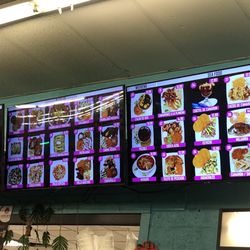 Leslie's Mexican Supermarket - A partial Look at the menu