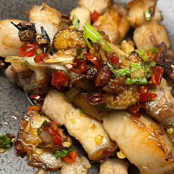 Mochi Dolci - One of our favorites! Pork Belly Stirfry! - Bubble Tea Near Me - New York, New York Mochi Dolci - One of our favorites! Pork Belly Stirfry! - Bubble Tea Near Me - New York, New York