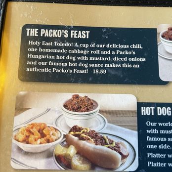 Tony Packo's - Menu - Fast Food Near Me - Toledo, Ohio