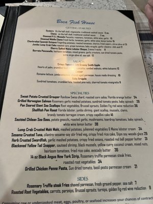 Menu photo 2 Boca Fish House Boca Raton, FL Menu photo 2 Boca Fish House Boca Raton, FL