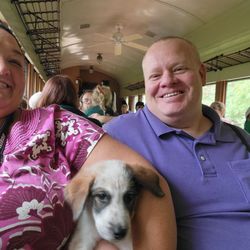 Bluegrass Railroad Museum - Inside one of the Coach cars.
