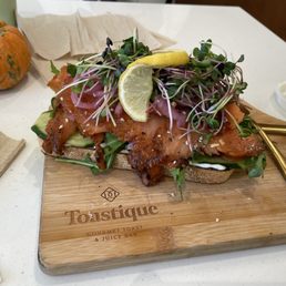 Smoked Salmon Toast Smoked Salmon Toast