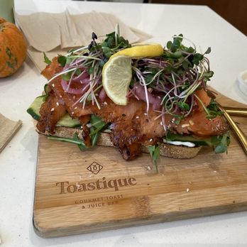 Toastique - Smoked Salmon Toast - Coffee & Tea Near Me - Colorado Springs, Colorado Toastique - Smoked Salmon Toast - Coffee & Tea Near Me - Colorado Springs, Colorado