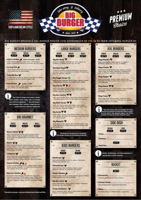Menu photo 2 Big Burger Schaerbeek, BRU