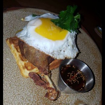 Sugarcane - Duck and waffles. The maple syrup is amazing! - Cocktail Bars Near Me - Las Vegas, Nevada Sugarcane - Duck and waffles. The maple syrup is amazing! - Cocktail Bars Near Me - Las Vegas, Nevada