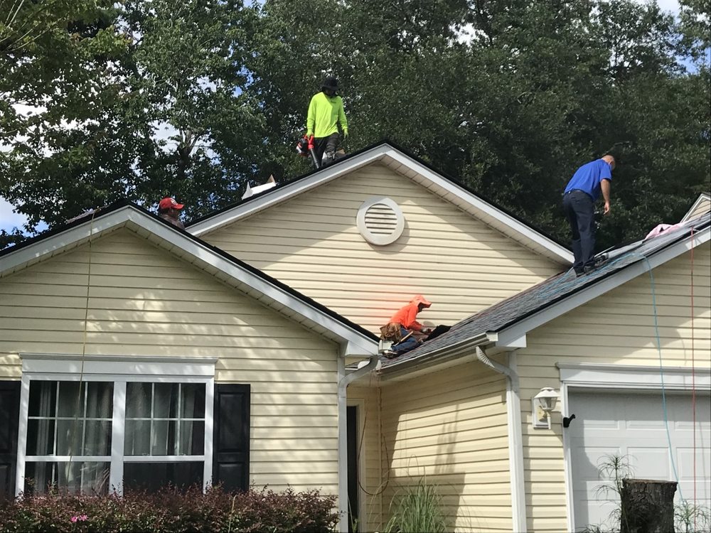 Slide of Hixon's Roofing