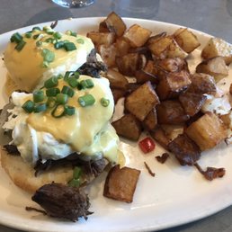 Short Rib Biscuit Benedict