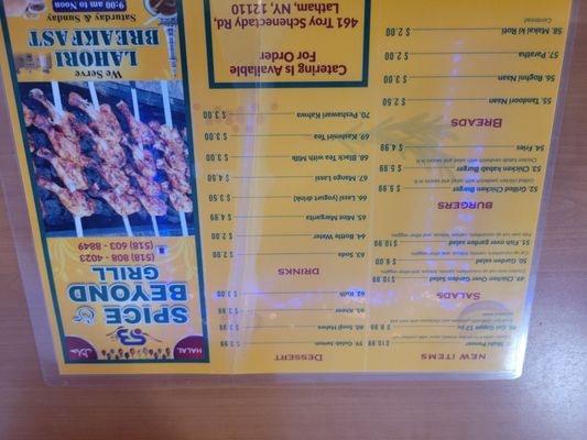 Menu photo 2 Spice and Beyond Latham, NY