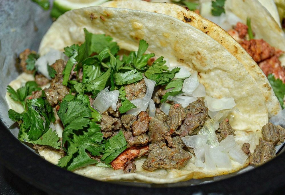 Food from Green Ghost Tacos