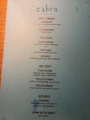 Menu photo 2 Cabra Chicago, IL Menu photo 2 Cabra Chicago, IL