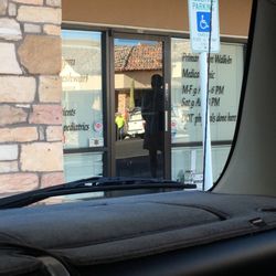 Primary Care Walk-in Medical Clinic - Out front waiting for them to open.
