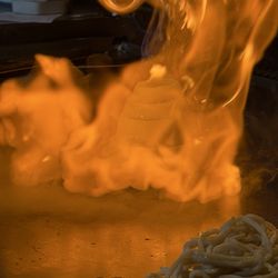 Food on fire