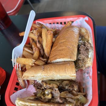 Clarke's Cafe & Ice Cream - Philly cheese steak - Ice Cream & Frozen Yogurt Near Me - Blooming Grove, New York Clarke's Cafe & Ice Cream - Philly cheese steak - Ice Cream & Frozen Yogurt Near Me - Blooming Grove, New York