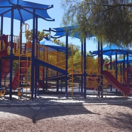 Plenty of play structures for kids